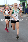 Womens under-17s 2021 Northern 6 and 4 Stage and Young Athletes Road Relays, Redcar. Photo: David T. Hewitson/Sports for All Pics